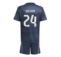 Real Madrid Dean Huijsen #24 Koszulka Wyjazdowa dzieci 2025-26 Krótki Rękaw (+ krótkie spodenki)